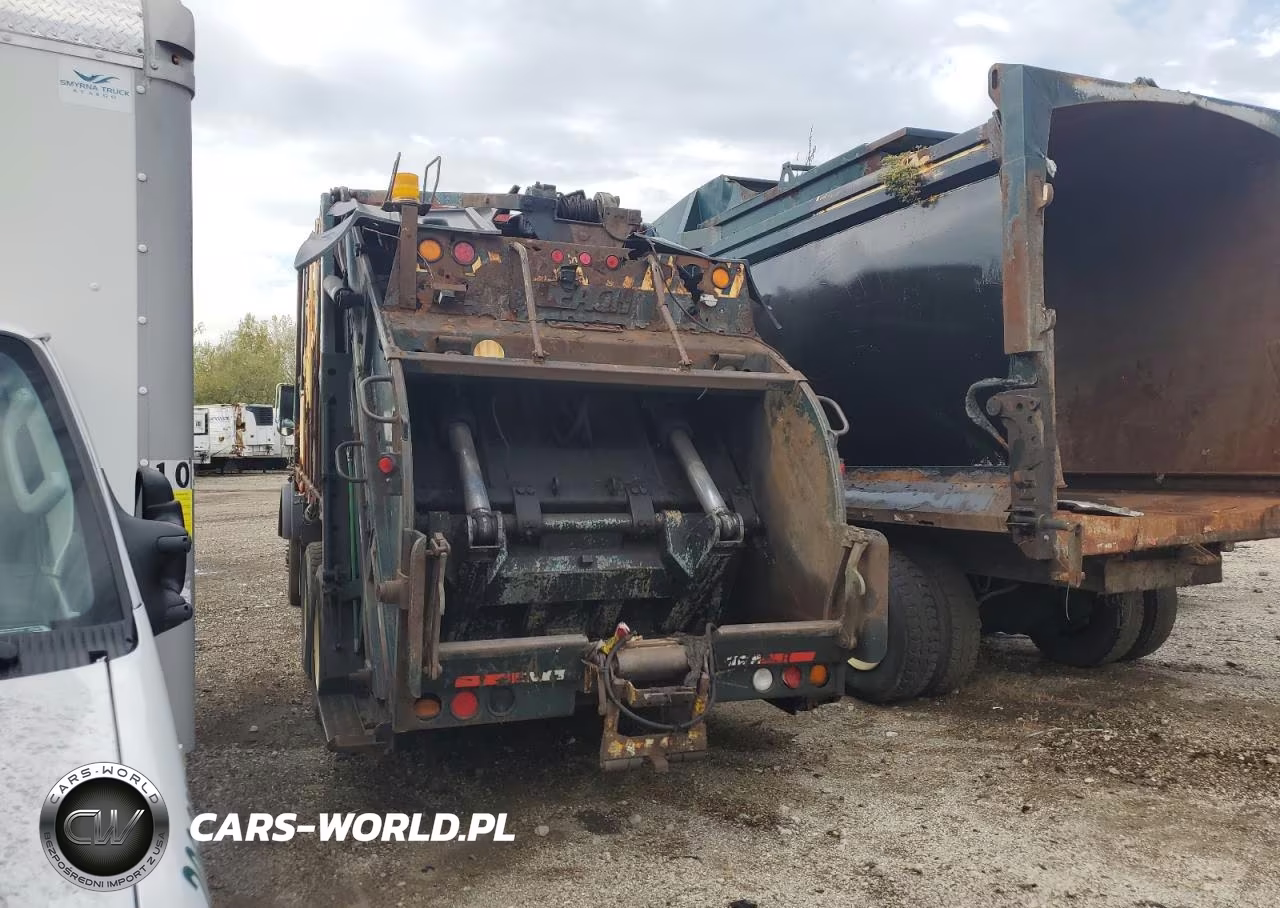 1991 Mack Mr600 Refuse Truck VIN:1M2K195C54M024110 - 3