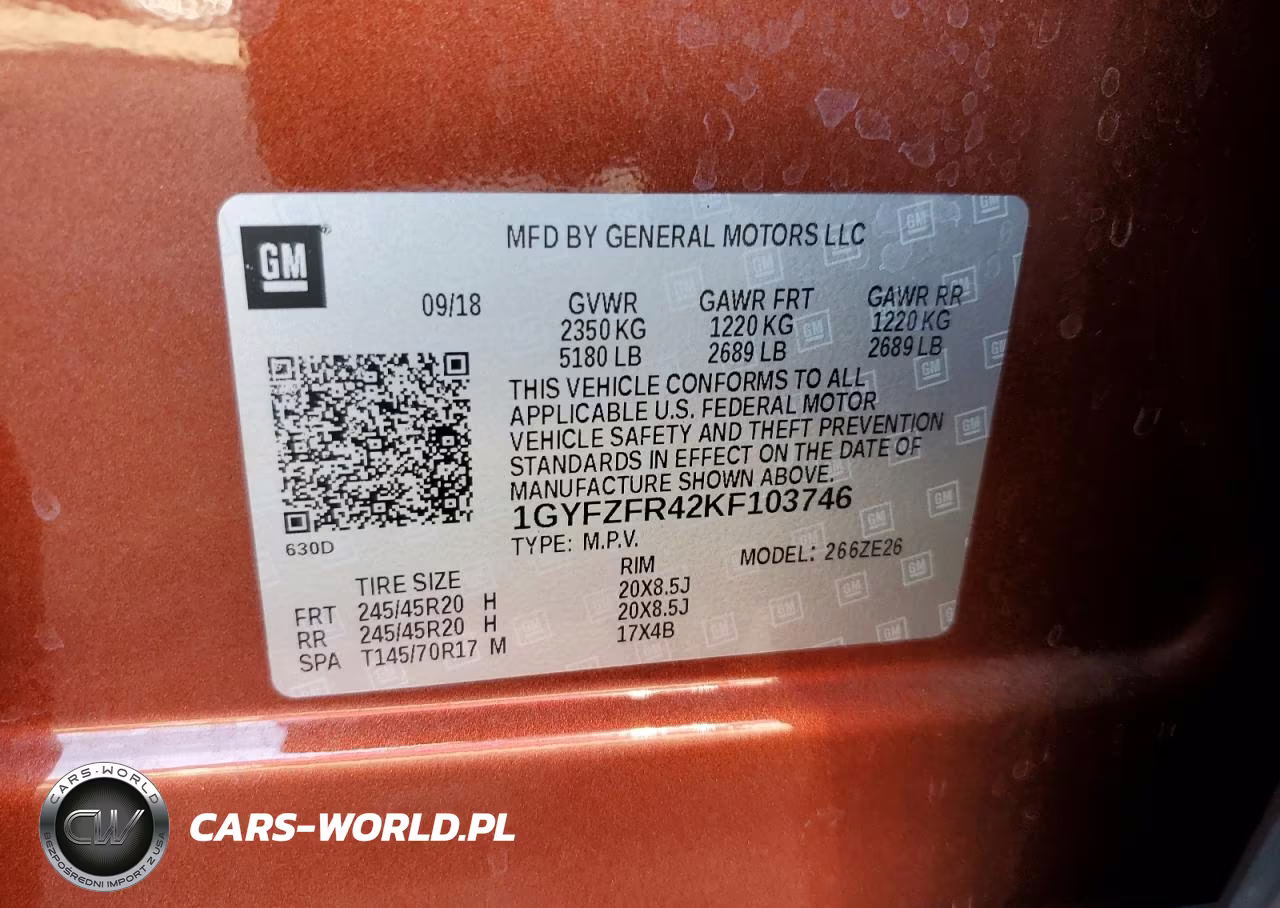 2019 Cadillac Xt4 Sport VIN:1GYFZFR42KF103746 - 13