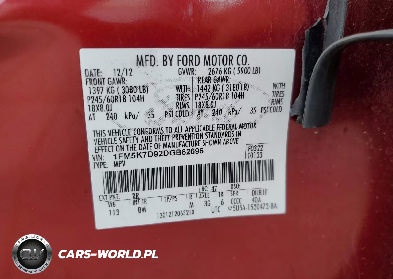 2013 Ford Explorer Xlt VIN:1FM5K7D92DGB82696 - 14