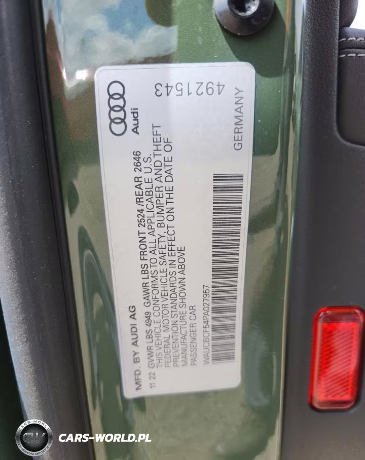 2023 Audi A5 Premium Plus 40 VIN:WAUCBCF54PA027957 - 13