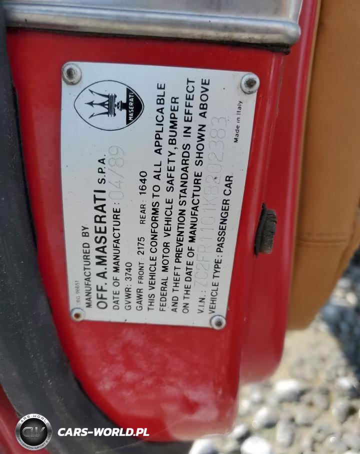 1989 Chrysler Tc By Maserati VIN:ZC2FR1101KB202383 - 12