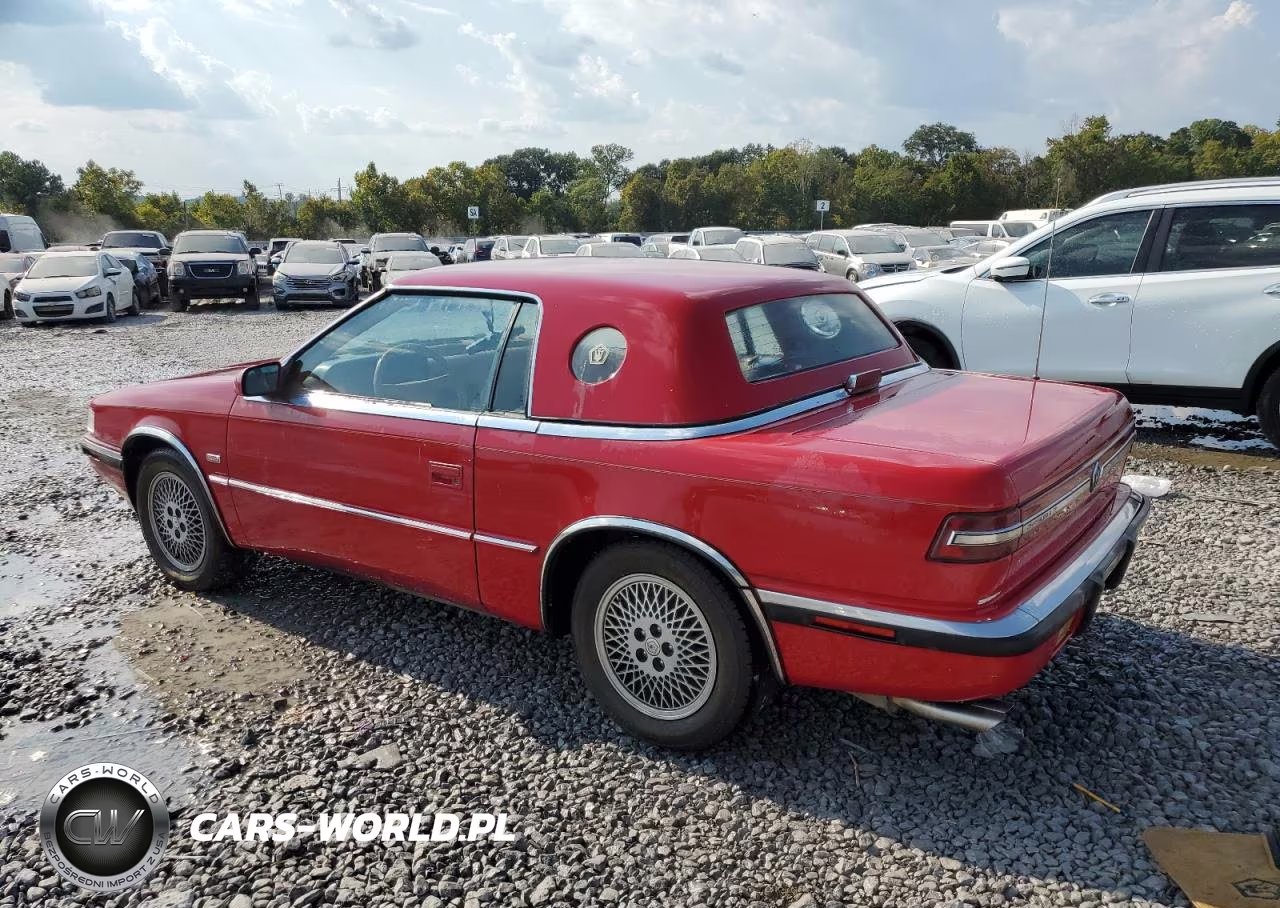1989 Chrysler Tc By Maserati VIN:ZC2FR1101KB202383 - 2