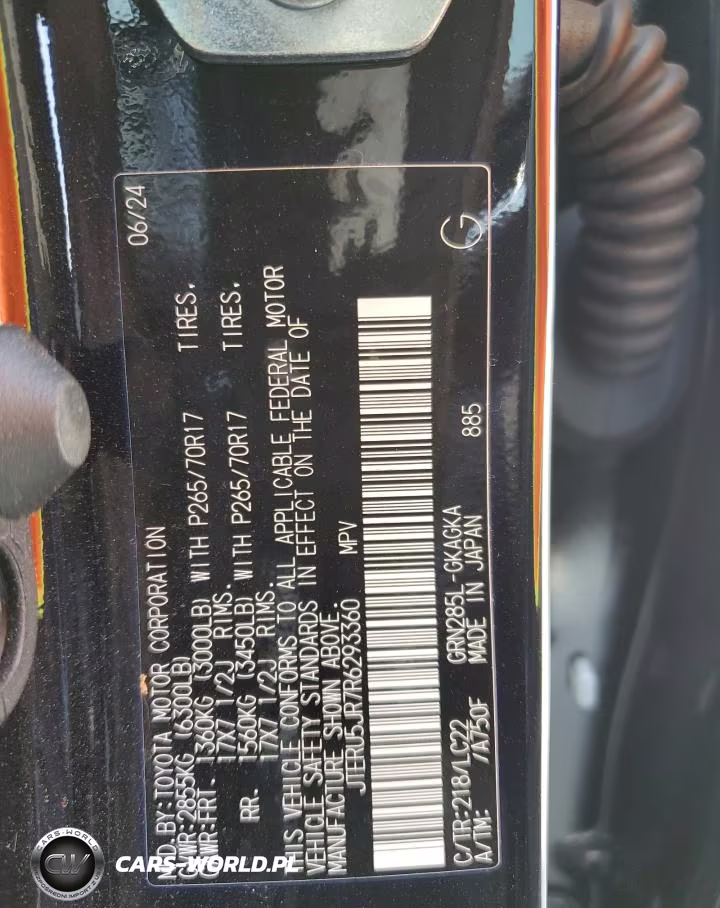 2024 Toyota 4Runner Sr5 Premium VIN:JTERU5JR7R6293360 - 14
