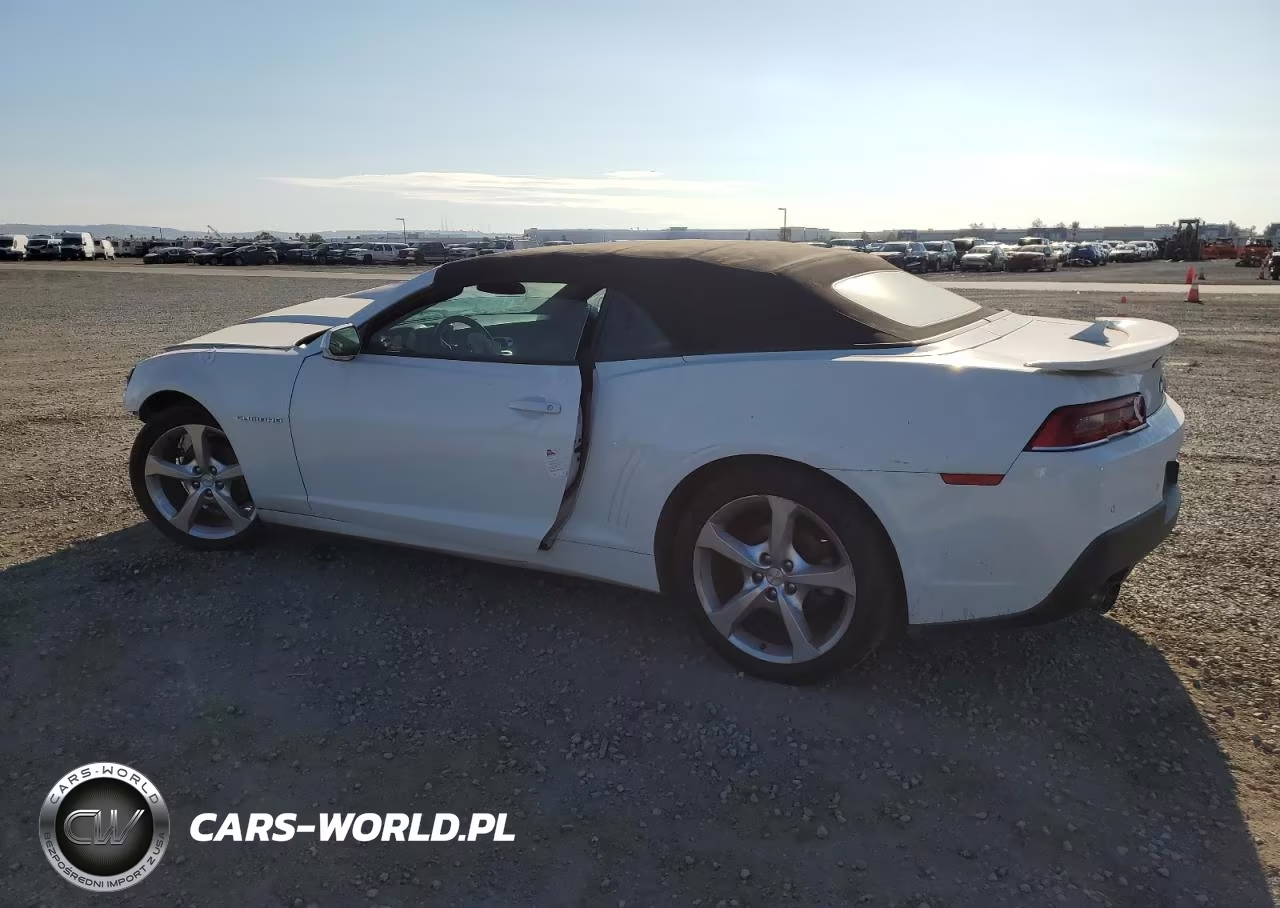 2015 Chevrolet Camaro Lt VIN:2G1FD3D33F9287054 - 2