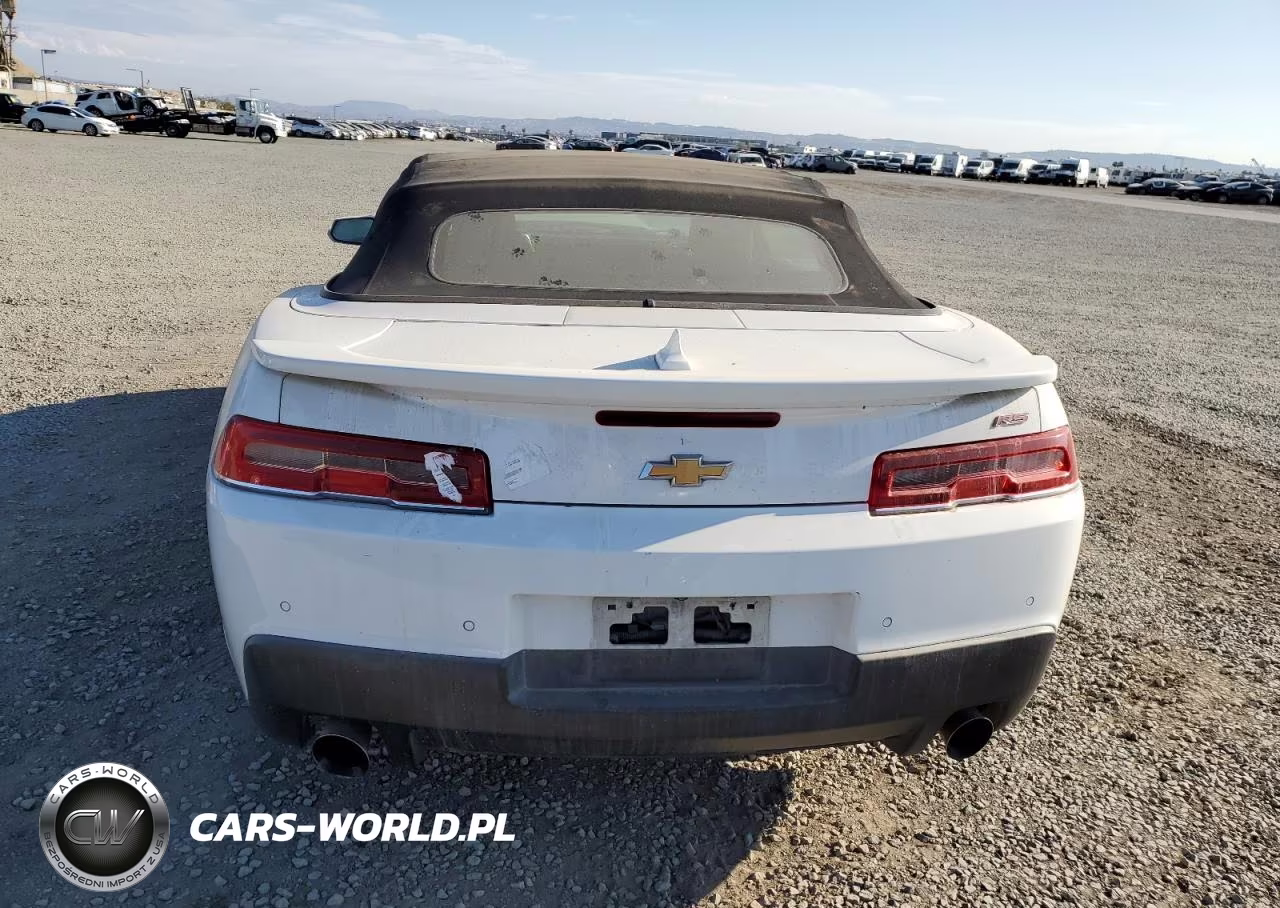 2015 Chevrolet Camaro Lt VIN:2G1FD3D33F9287054 - 6