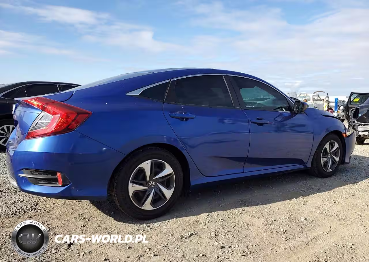 2019 Honda Civic Lx VIN:2HGFC2F60KH545303 - 3