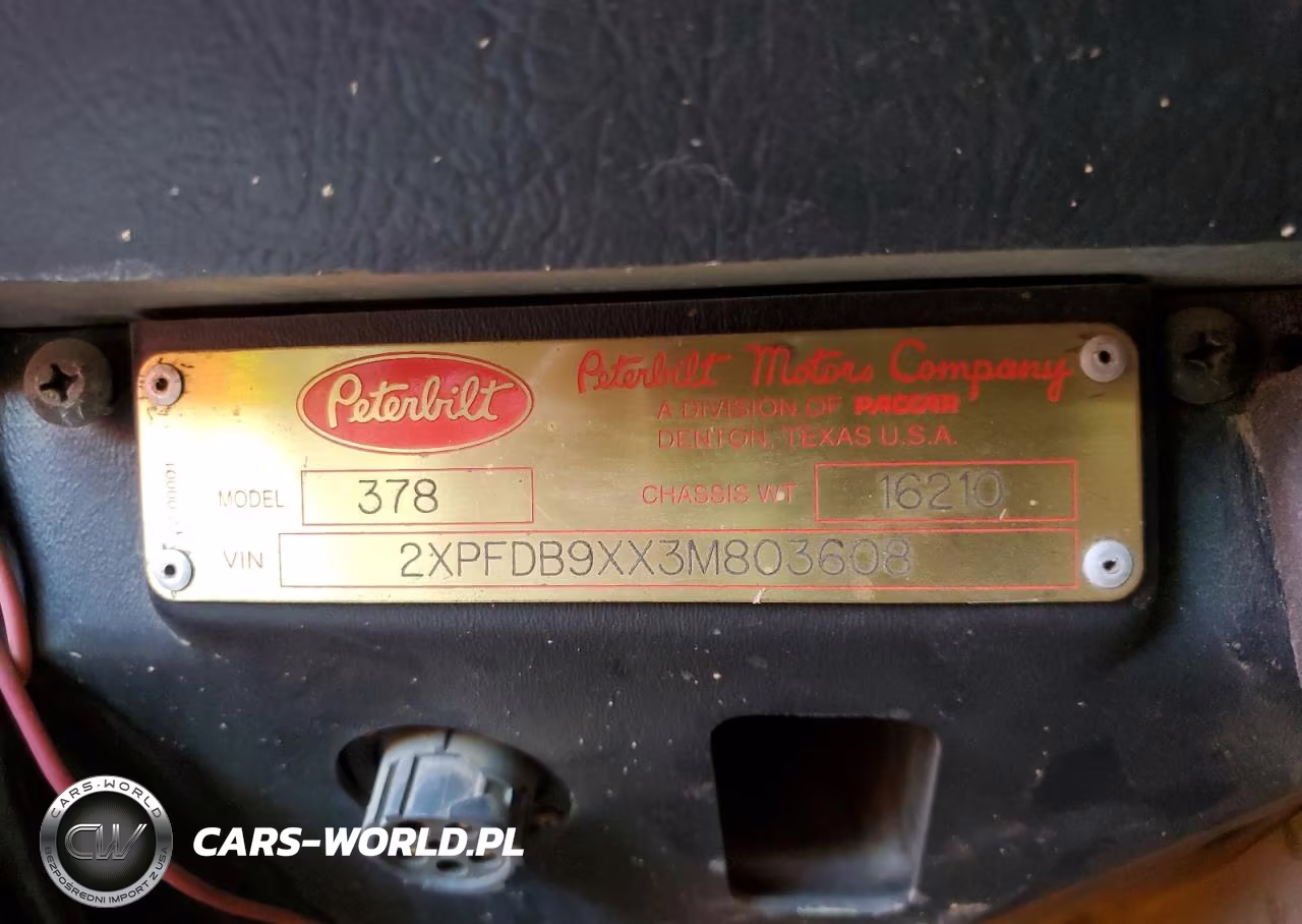 2003 Peterbilt 378 Semi Truck VIN:2XPFD89XX3M803608 - 10