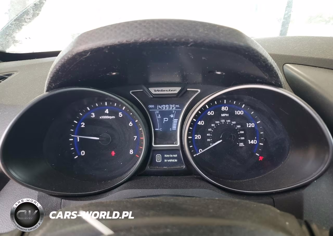 2013 Hyundai Veloster Turbo VIN:KMHTC6AE1DU176924 - 9