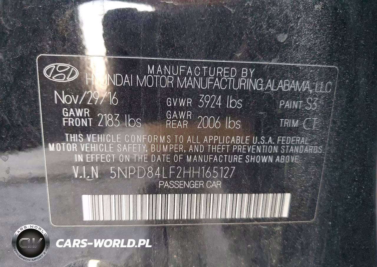 2017 Hyundai Elantra Se VIN:5NPD84LF2HH165127 - 12