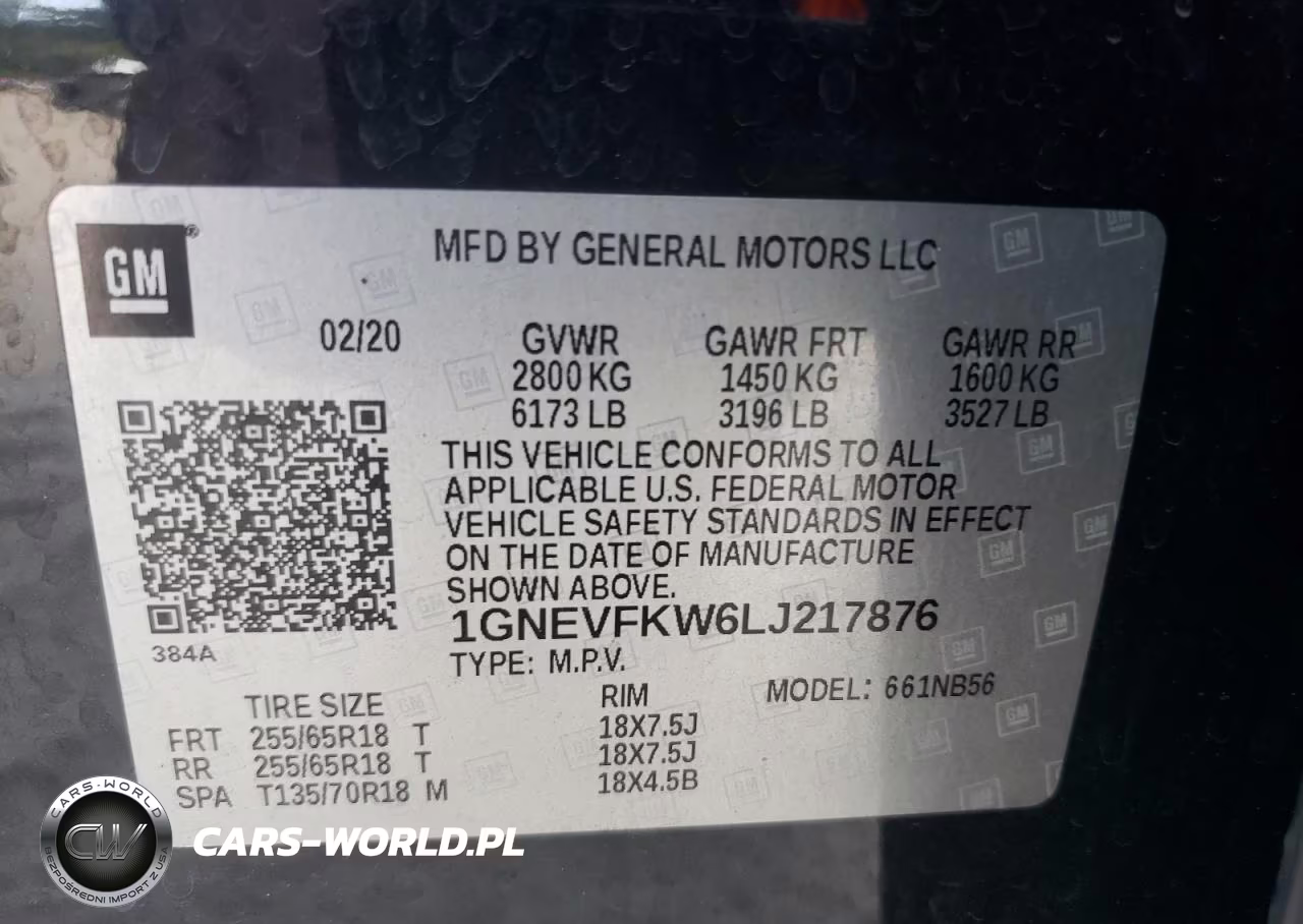 2020 Chevrolet Traverse Ls VIN:1GNEVFKW6LJ217876 - 13