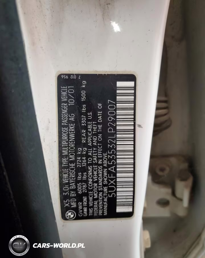2002 BMW X5 3.0I VIN:5UXFA53532LP29007 - 13