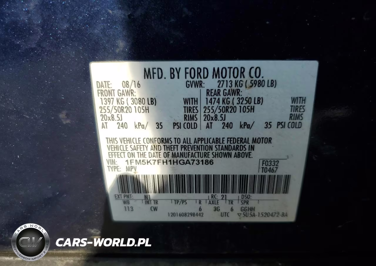 2017 Ford Explorer Limited VIN:1FM5K7FH1HGA73186 - 12