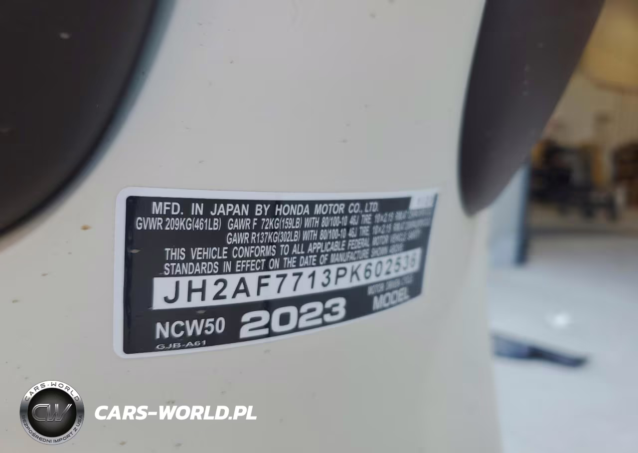2023 Honda Ncw50 VIN:JH2AF7713PK602536 - 9