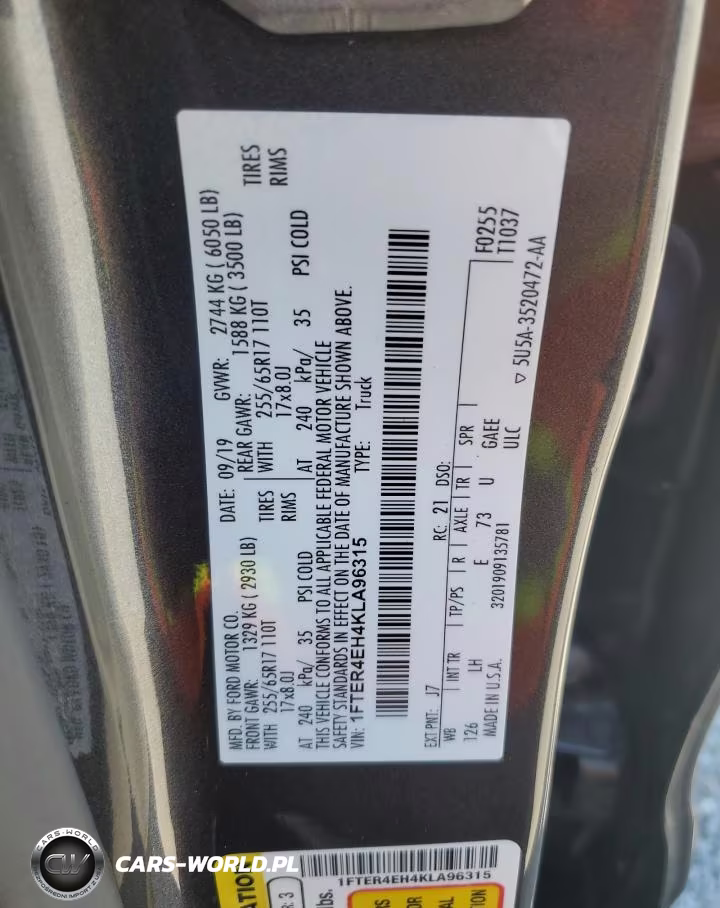 2019 Ford Ranger Xl VIN:1FTER4EH4KLA96315 - 13