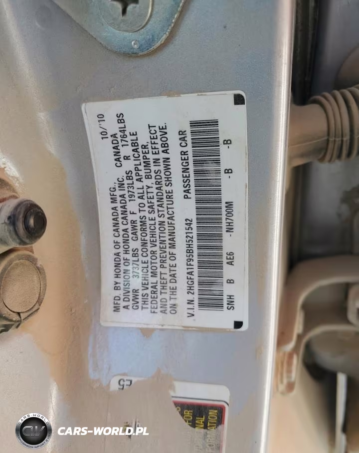 2011 Honda Civic Exl VIN:2HGFA1F95BH521542 - 12