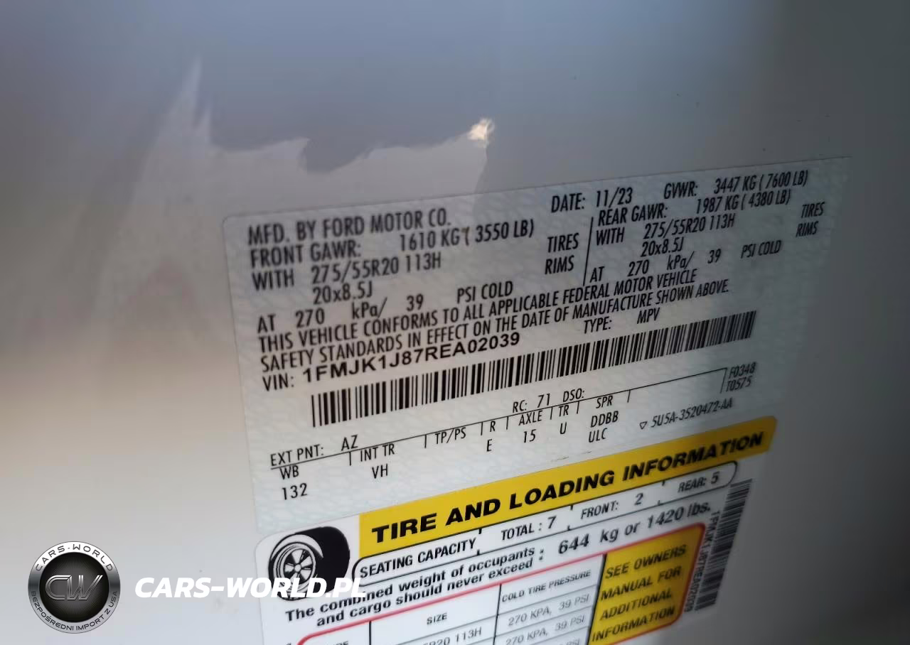 2024 Ford Expedition Max Xlt VIN:1FMJK1J87REA02039 - 13