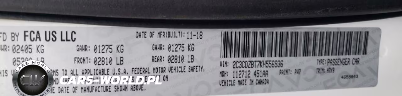 2019 Dodge Challenger R-T VIN:2C3CDZBT7KH556936 - 12