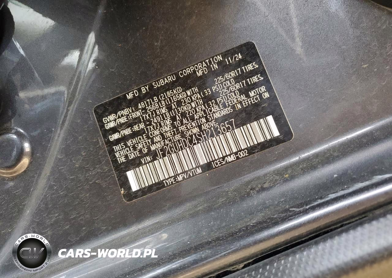 2025 Subaru Crosstrek Premium VIN:JF2GUHDC4SH213657 - 13