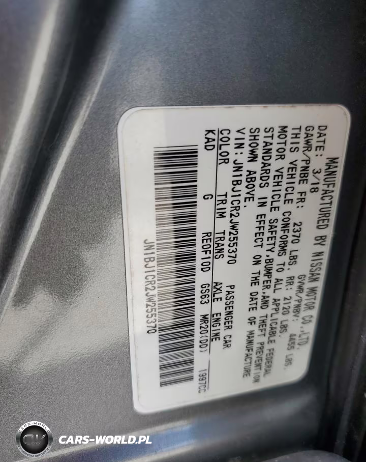 2018 Nissan Rogue Sport S VIN:JN1BJ1CR2JW255370 - 13