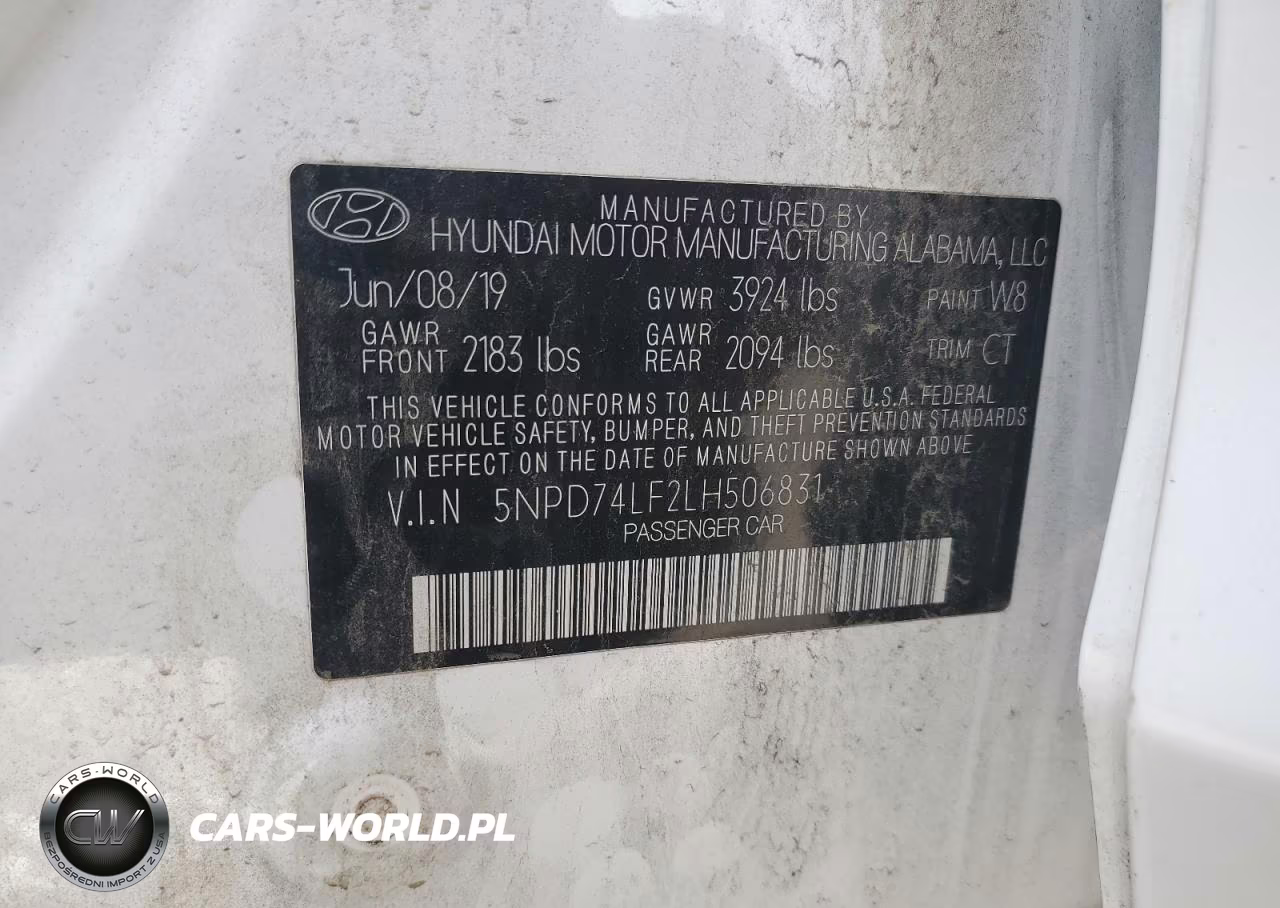 2020 Hyundai Elantra Se VIN:5NPD74LF2LH506831 - 12