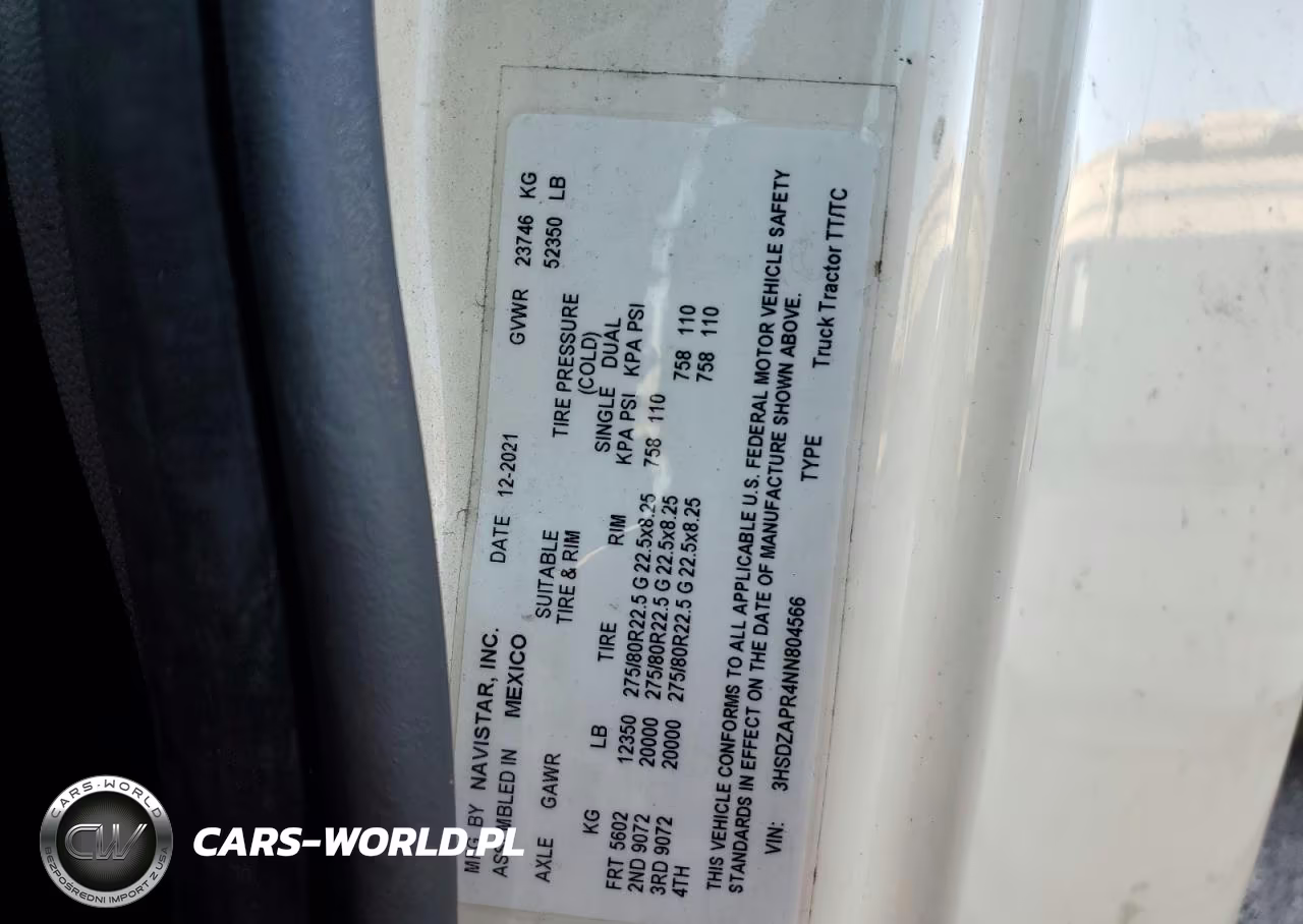 2022 International Lt625 VIN:3HSDZAPR4NN804566 - 10