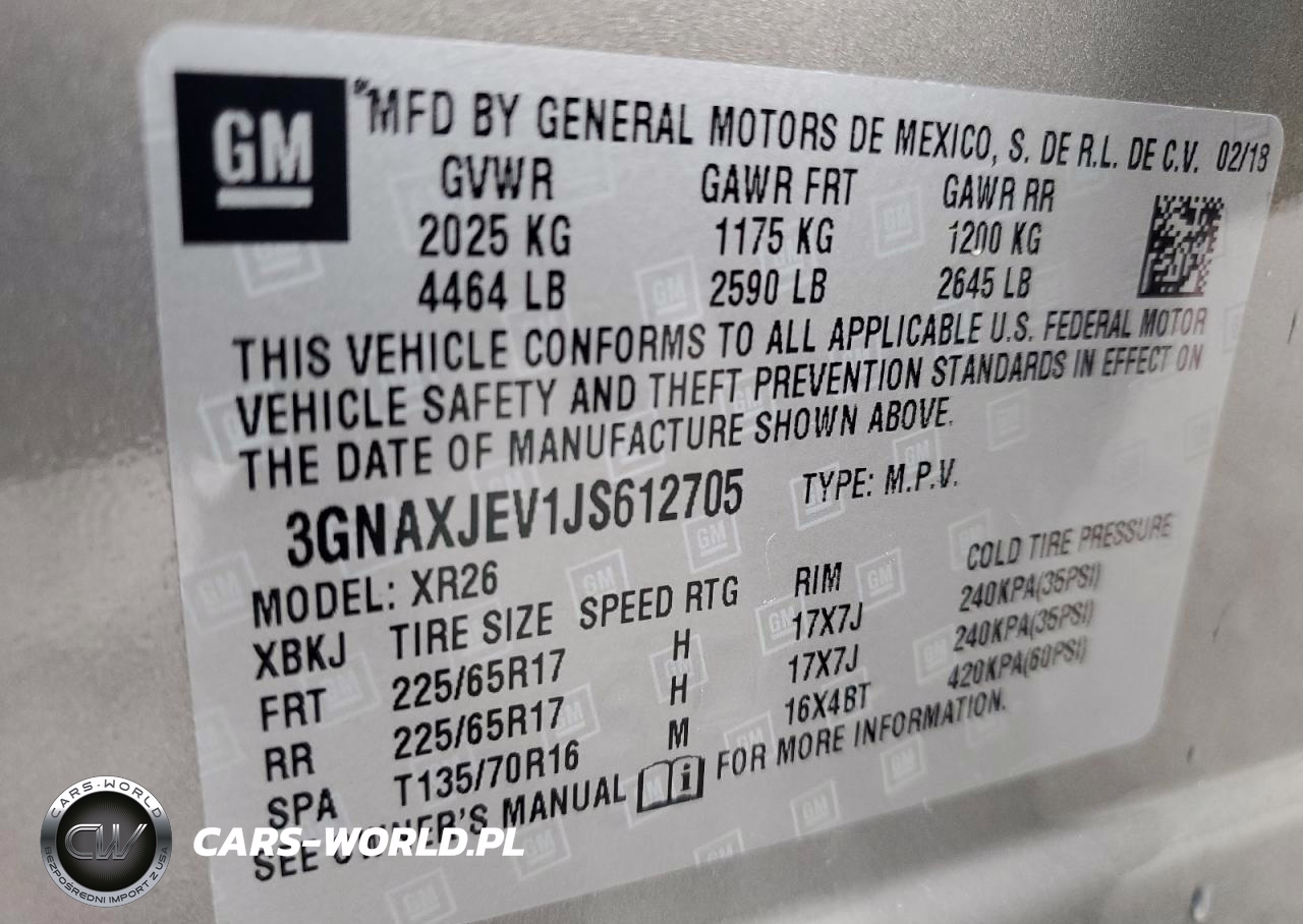 2018 Chevrolet Equinox Lt VIN:3GNAXJEV1JS612705 - 13