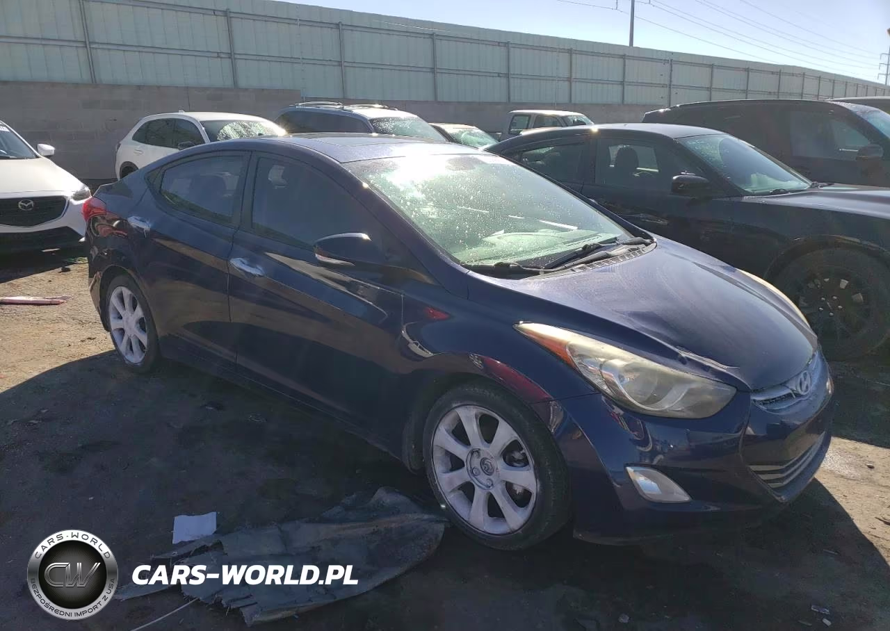2013 Hyundai Elantra Gls VIN:5NPDH4AE6DH287218 - 4