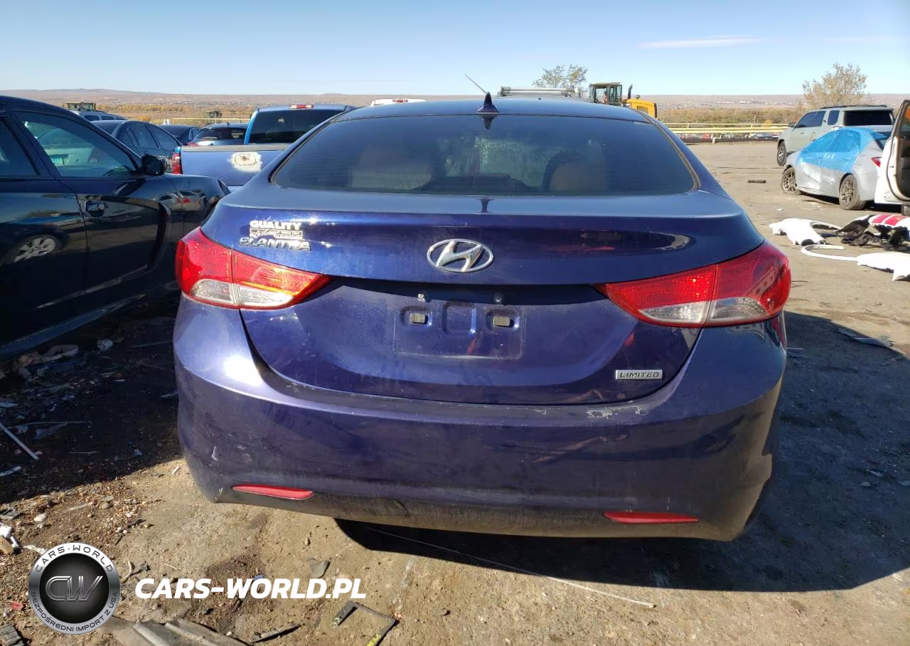 2013 Hyundai Elantra Gls VIN:5NPDH4AE6DH287218 - 6