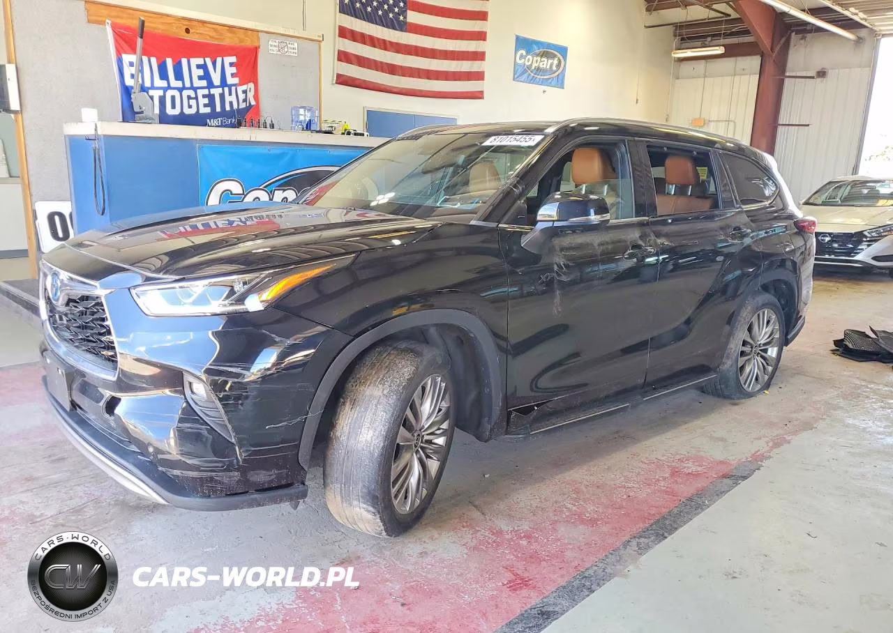 2022 Toyota Highlander Hybrid Platinum VIN:5TDFARAH0NS013433 - 1