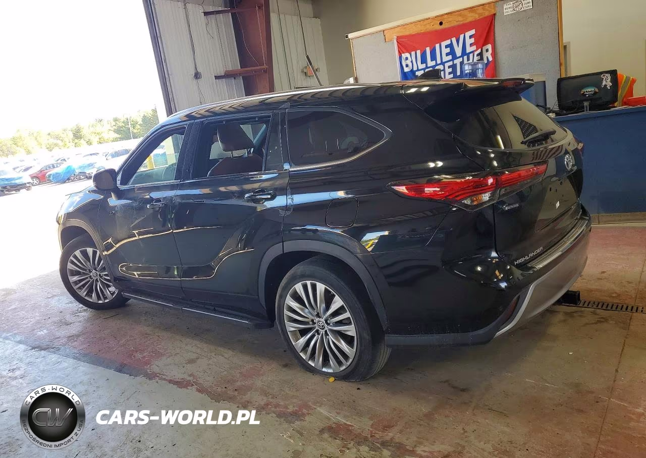 2022 Toyota Highlander Hybrid Platinum VIN:5TDFARAH0NS013433 - 2