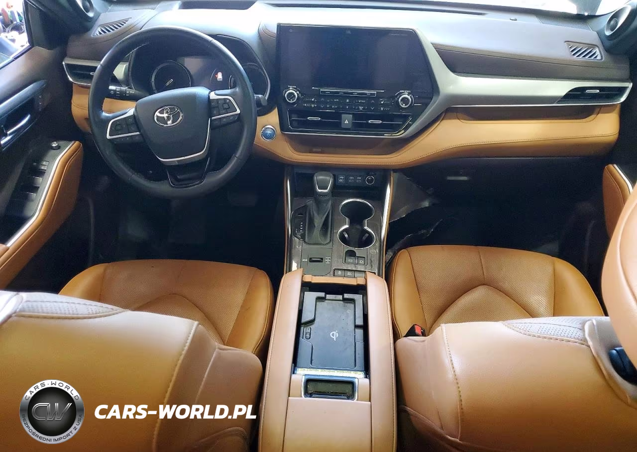 2022 Toyota Highlander Hybrid Platinum VIN:5TDFARAH0NS013433 - 8