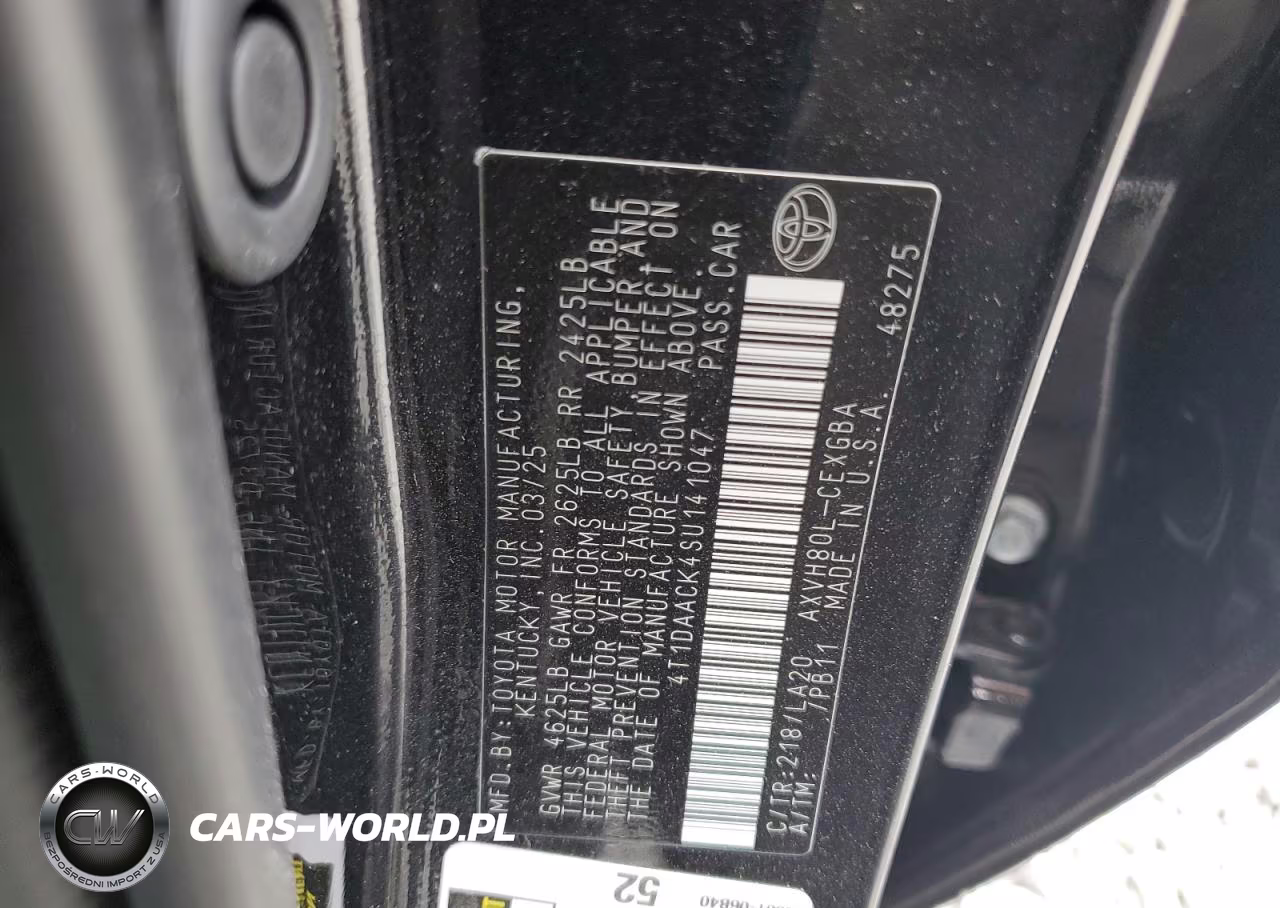 2025 Toyota Camry Xse VIN:4T1DAACK4SU141047 - 13