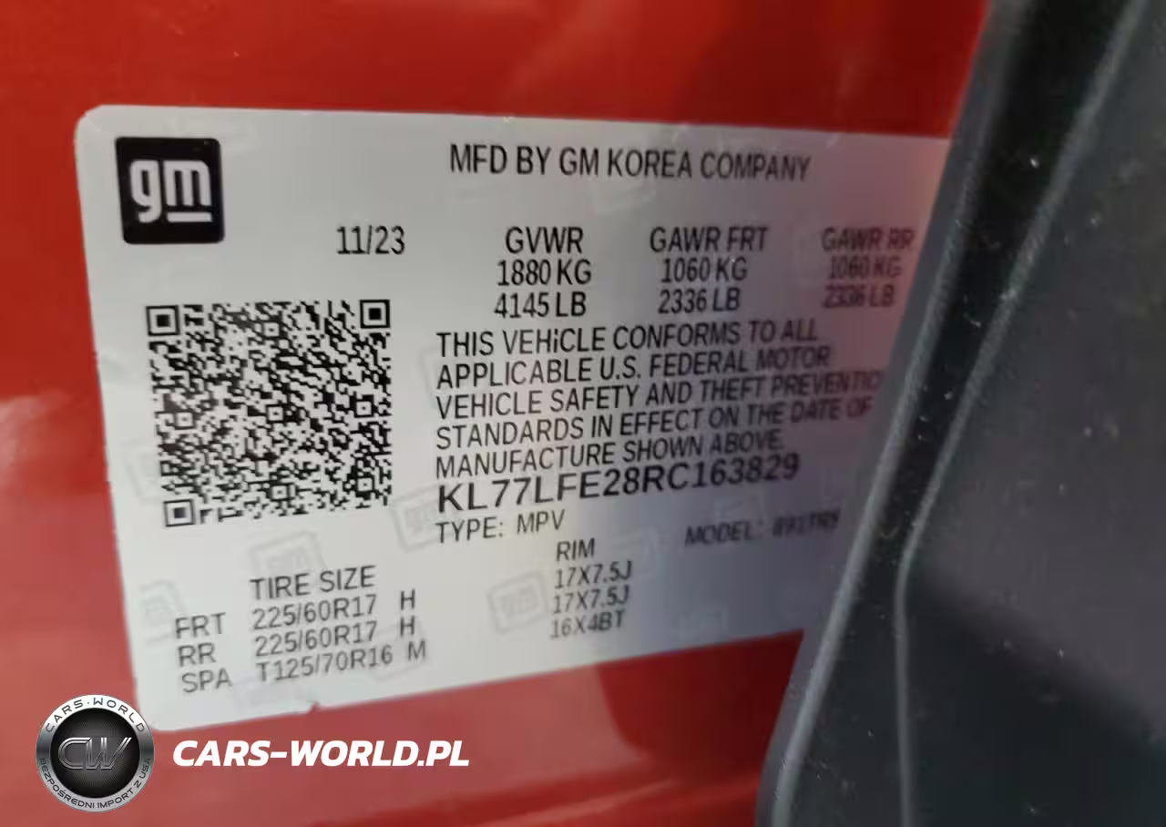 2024 Chevrolet Trax Ls VIN:KL77LFE28RC163829 - 13