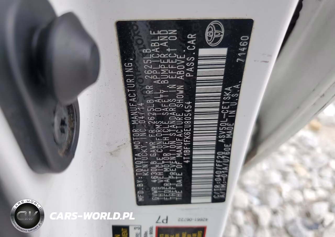 2014 Toyota Camry L VIN:4T1BF1FK6EU805454 - 12