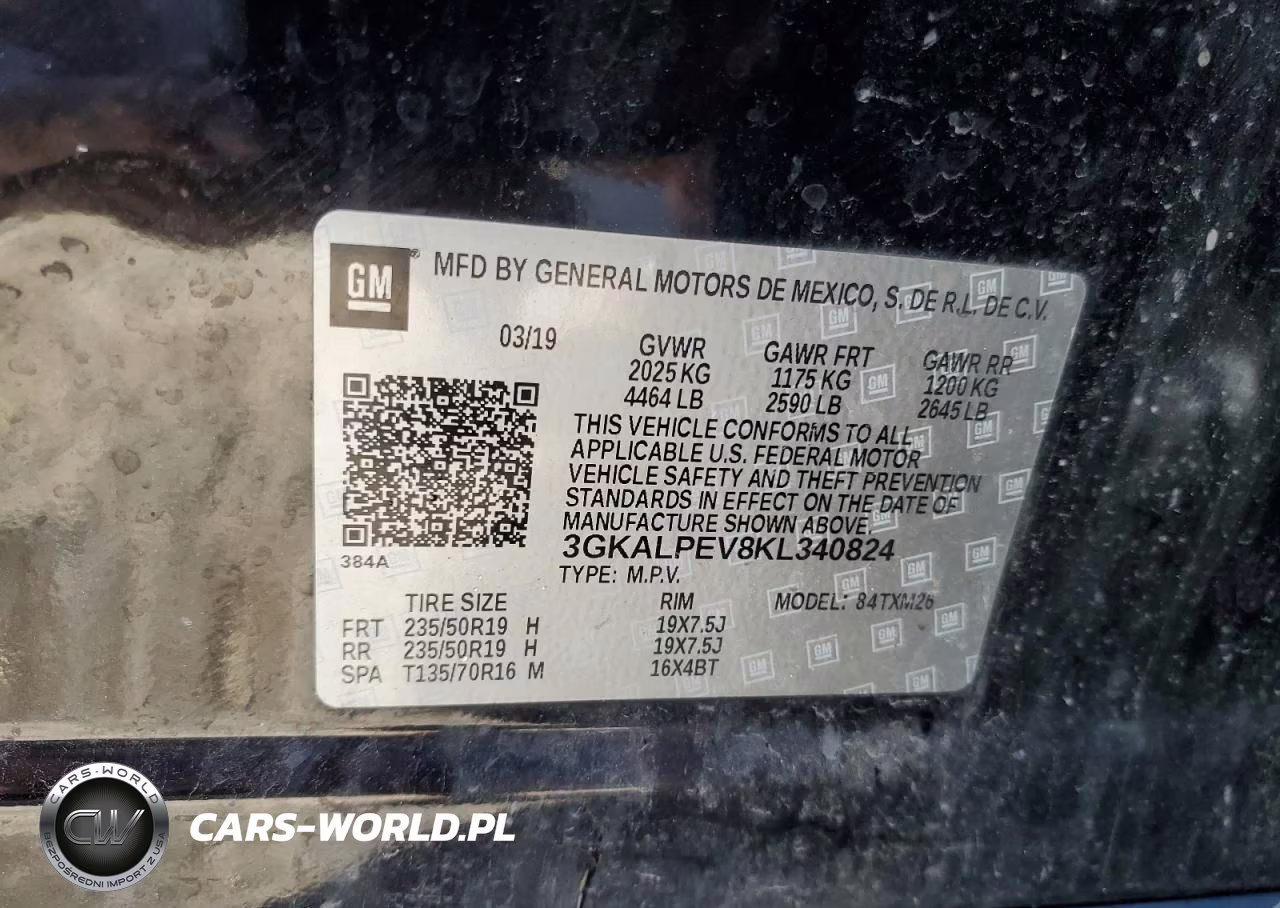 2019 GMC Terrain Slt VIN:3GKALPEV8KL340824 - 13