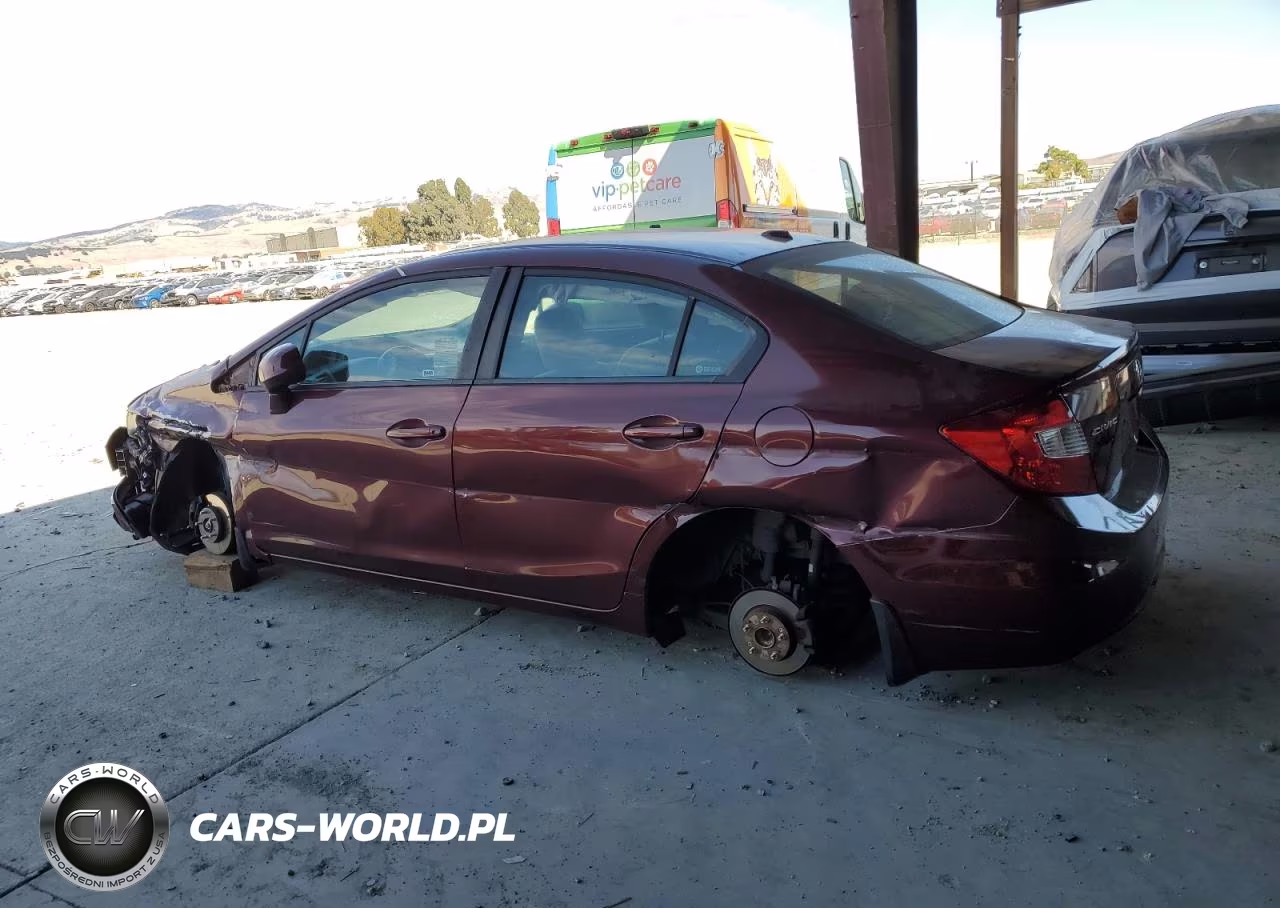 2012 Honda Civic Ex VIN:2HGFB2F86CH573841 - 2