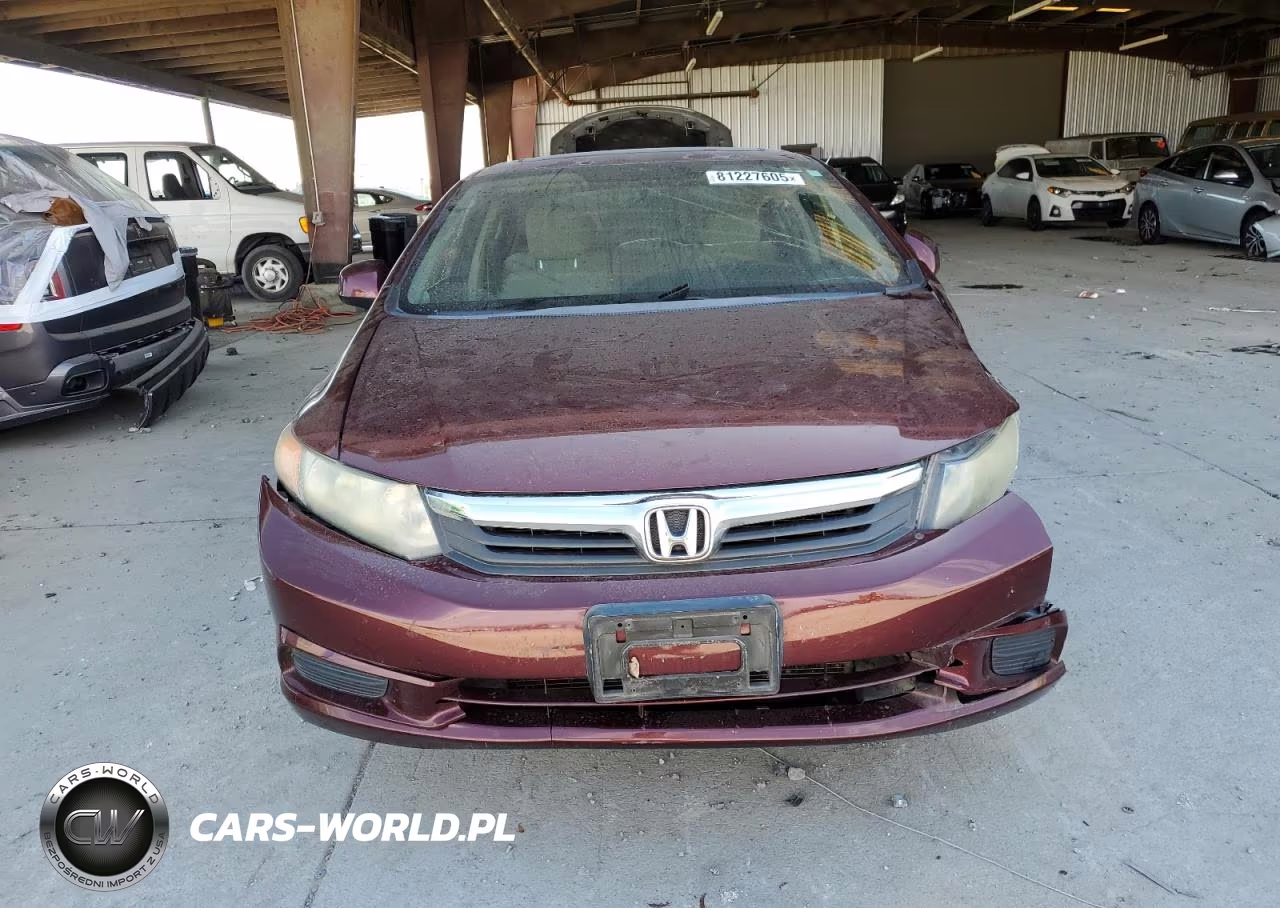 2012 Honda Civic Ex VIN:2HGFB2F86CH573841 - 5