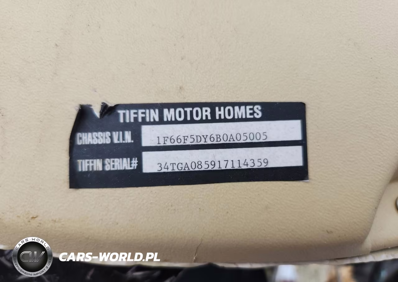 2011 Tiffin Motor Homes Allegro Recreational Vehicle VIN:1F66F5DY6B0A05005 - 10