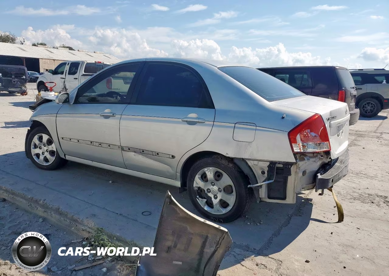 2007 Kia Spectra Ex VIN:KNAFE121875449685 - 2