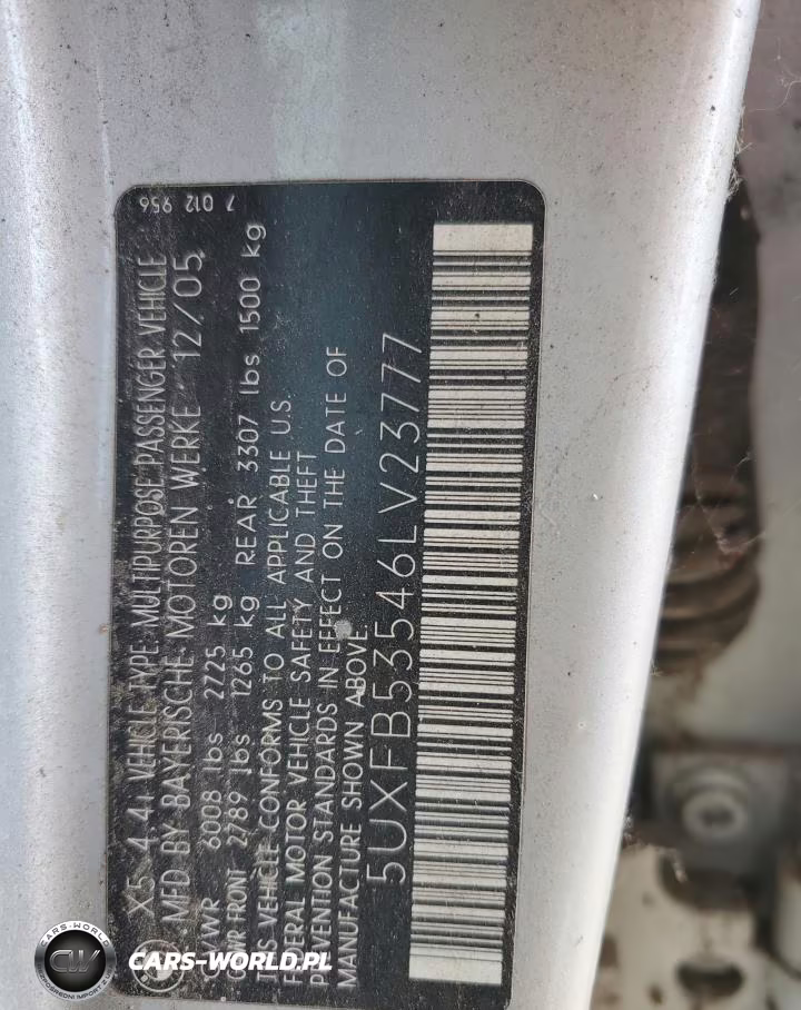 2006 BMW X5 4.4I VIN:5UXFB53546LV23777 - 13