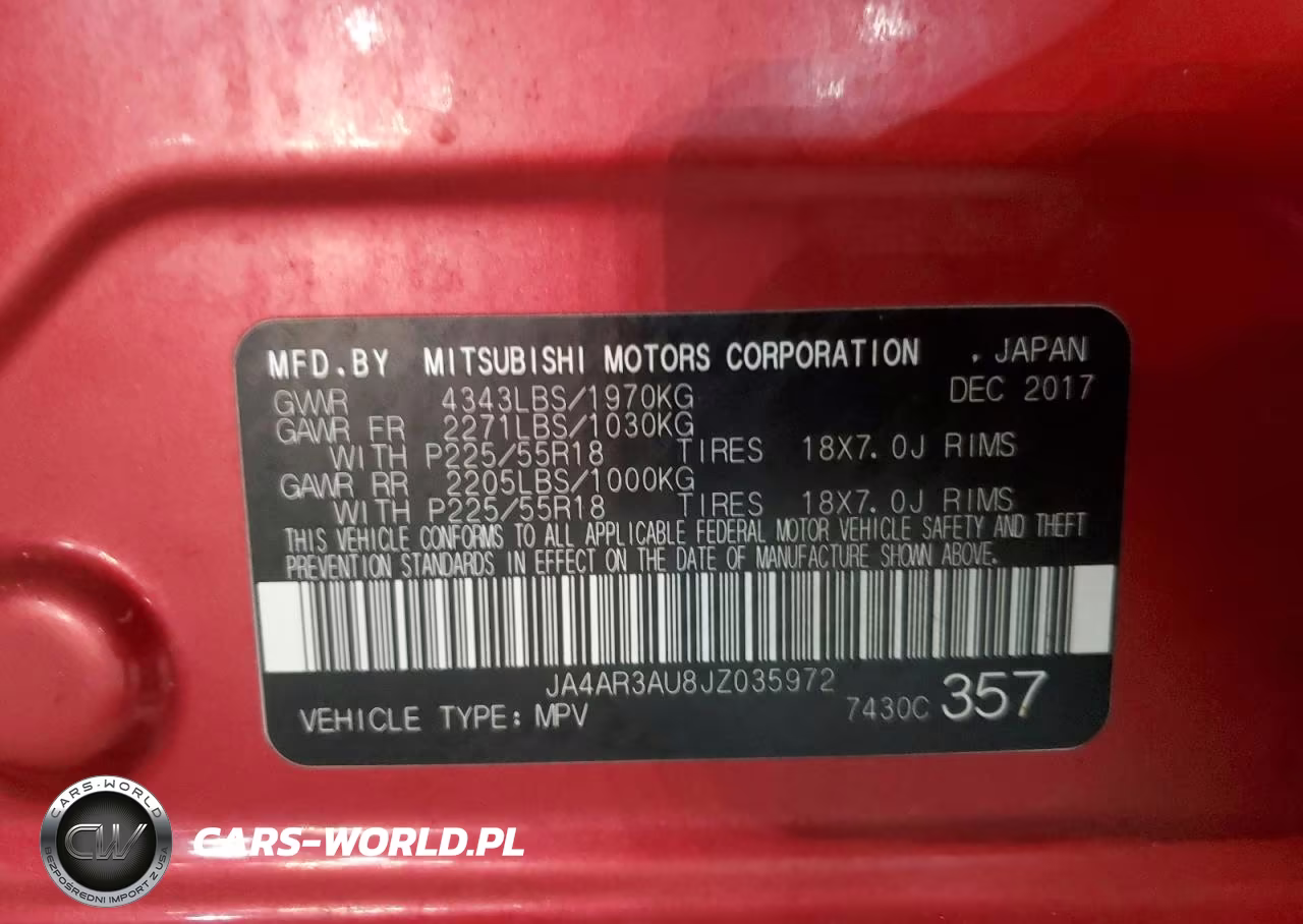 2018 Mitsubishi Outlander Sport Es VIN:JA4AR3AU8JZ035972 - 12
