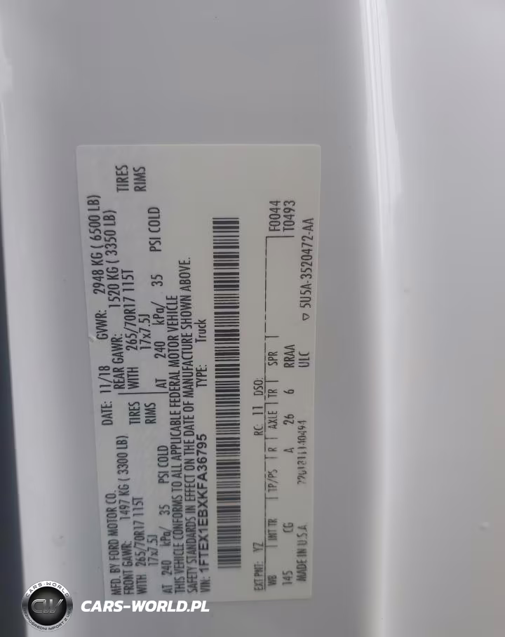 2019 Ford F150 Super Cab VIN:1FTEX1EBXKFA36795 - 12