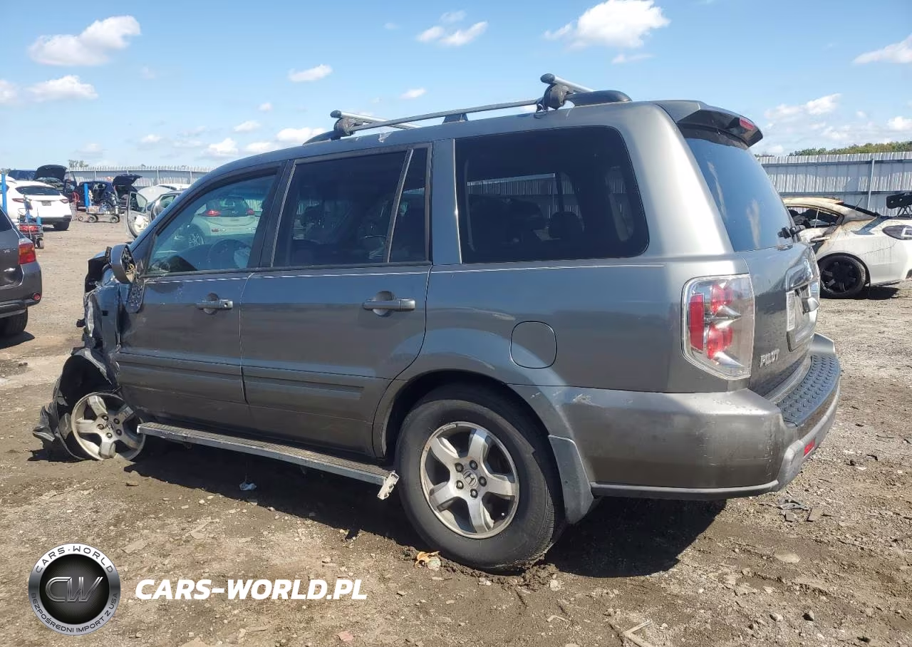 2008 Honda Pilot Exl VIN:5FNYF18778B033812 - 2
