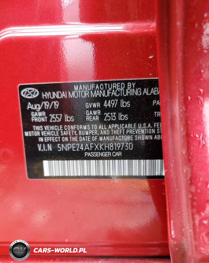 2019 Hyundai Sonata Se VIN:5NPE24AFXKH819730 - 12