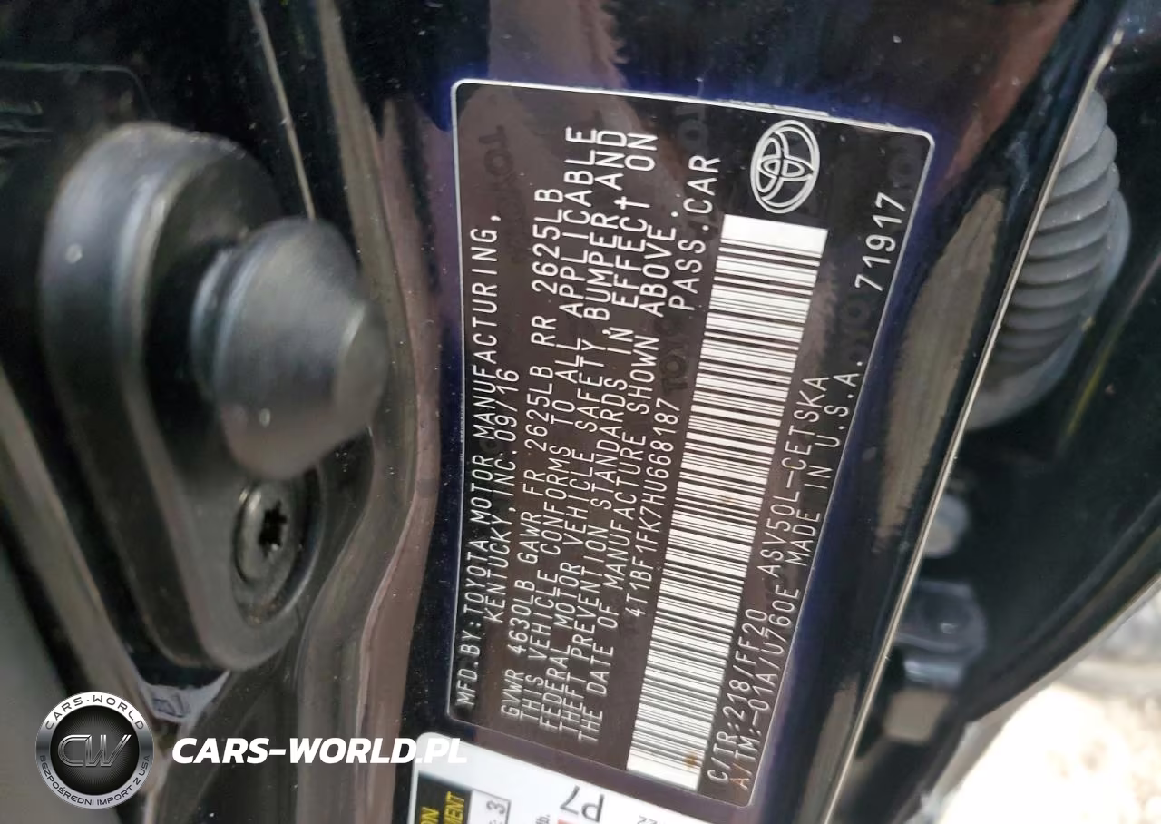 2017 Toyota Camry Le VIN:4T1BF1FK7HU668187 - 12