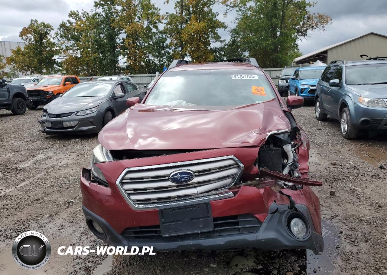 2016 Subaru Outback 2.5I Premium VIN:4S4BSACCXG3283834 - 5