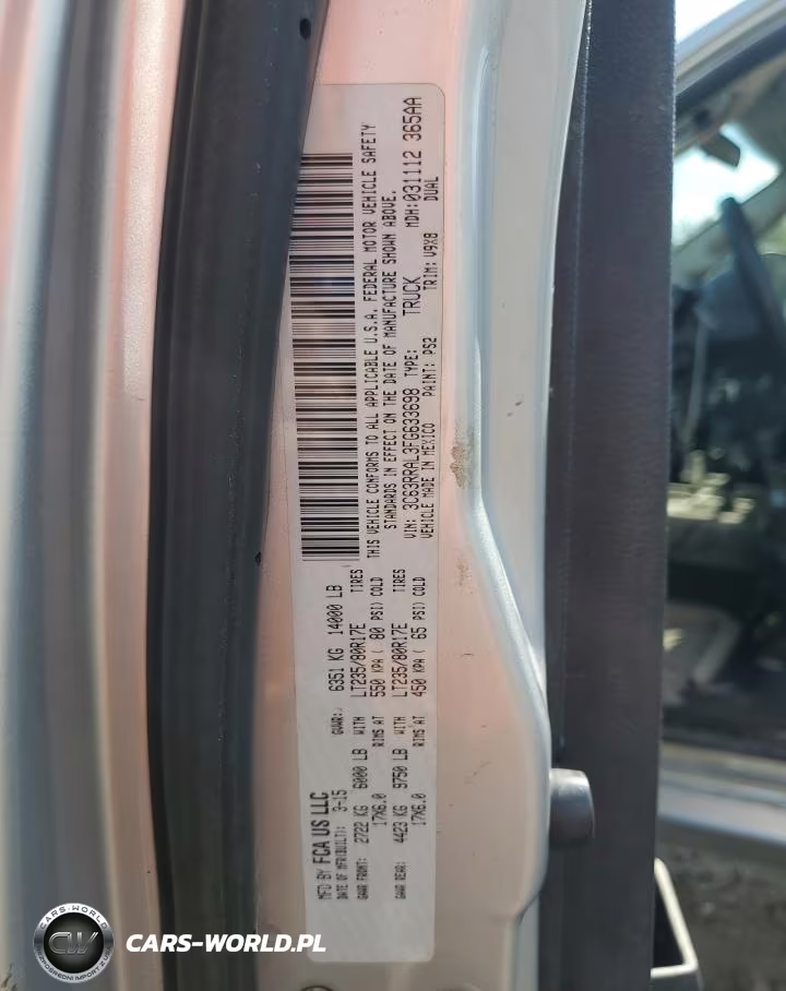 2015 Ram 3500 St VIN:3C63RRAL3FG633698 - 13