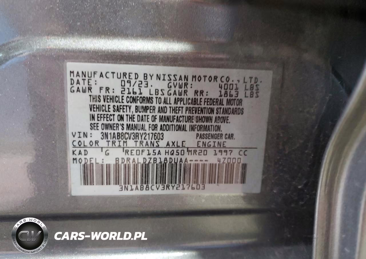 2024 Nissan Sentra Sv VIN:3N1AB8CV3RY217603 - 14