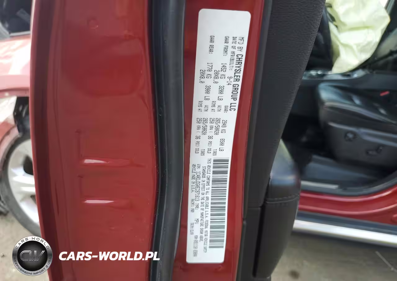 2014 Dodge Durango Limited VIN:1C4RDJDG0EC971613 - 13