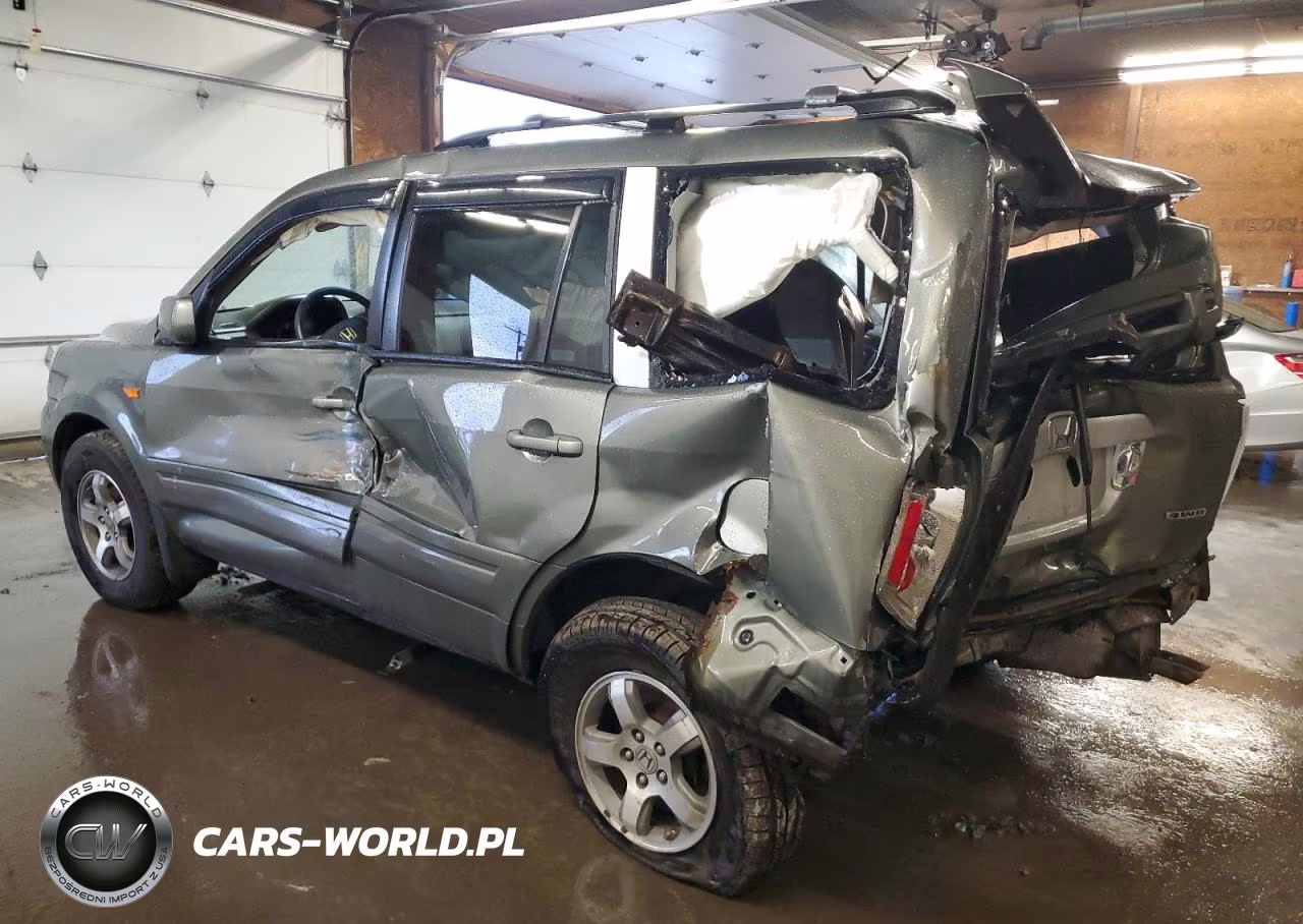 2007 Honda Pilot Exl VIN:2HKYF18517H522754 - 2
